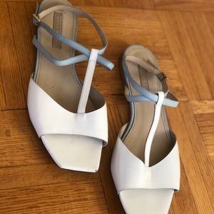 Hugo Boss white sandals, size 39